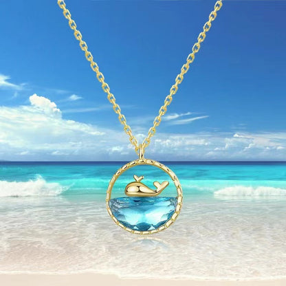 Whale Necklace Female Fishtail Clavicle Chain